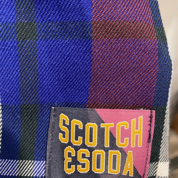Scotch and Soda "Bring it On" Purple Button Up New - Picture 3 of 3